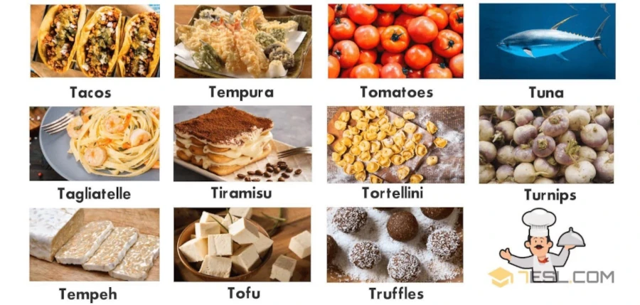 Foods start with “T”