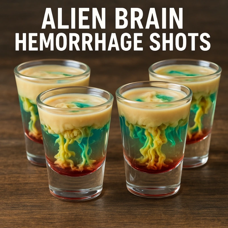 Alien Brain Hemorrhage Shots & Recipes for 2025