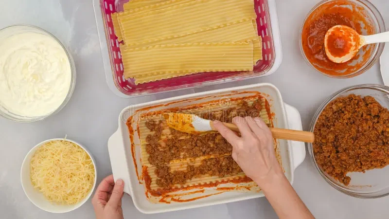 Assembling the Lasagna