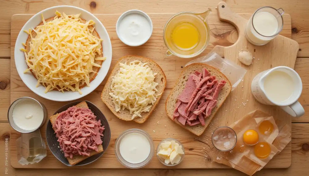 Main Ingredients for Reuben Bake